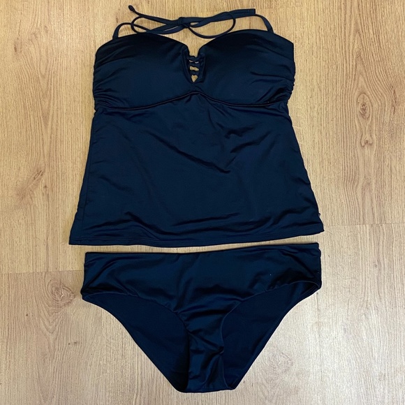 la Vie en Rose aqua bathing suit - Picture 1 of 3